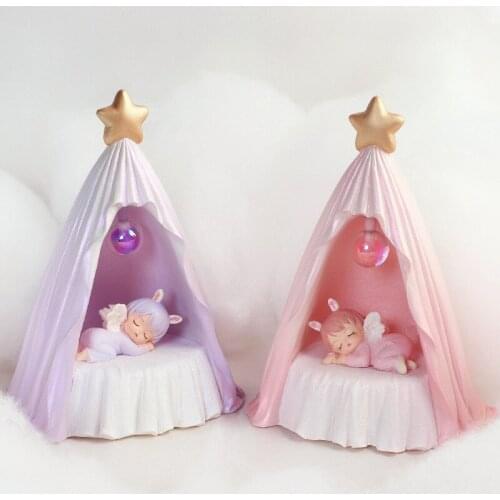 Annie Baby Sleeping Tent Night Light Stars Girls Heart Room Decorations Student Gifts Toys Birthday Gifts