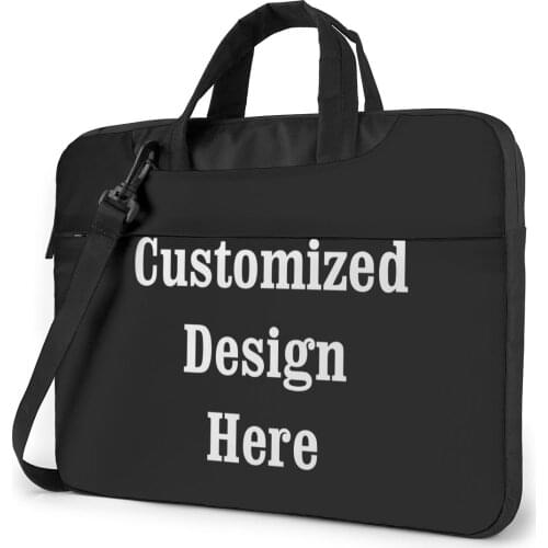 1PCS Custom Design Laptop Messenger Bags Notebook Sleeves for Macbook Air Pro Shoulder Top Handle Bag Travel Brifecase