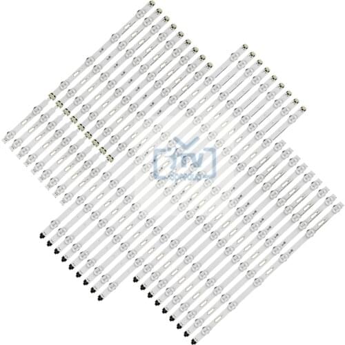 100% New 27pcs/Kit LED strips for SAMSUNG 75 TV UN75JU6500 UE75JU7000 UN75MU6100 CY GJ075HGLV1H BN96 34763A 34764A S 5U70 75 FL