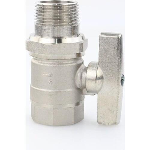 Thick Inner And Outer Wire Live Connection Copper Ball Valve Cold And Hot Water Heating Copper High Temperature Ball Valve