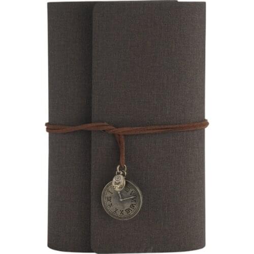 A6 Loose-Leaf Tri-fold Travel Handbook Pu Leather Notebook Stationery Notepad Multi-Purpose Scrapbook Convenient 7 Color