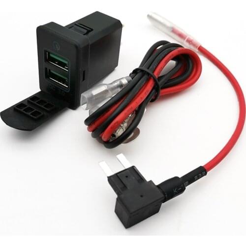 Car Phone Charger Adapter Phone USB Fast Charging Adapter For Mitsubishi Outlander 3 2018 Xpander 2018 Eclipse Cross ASX