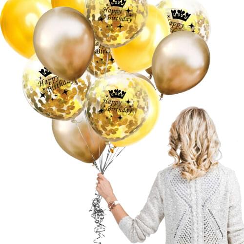 ZLJQ Birthday Decorations Balloon 30 40 50 60 70 80 90th Confetti Balloons For 16 18 21 Years Old Birthday Decoration Supplies