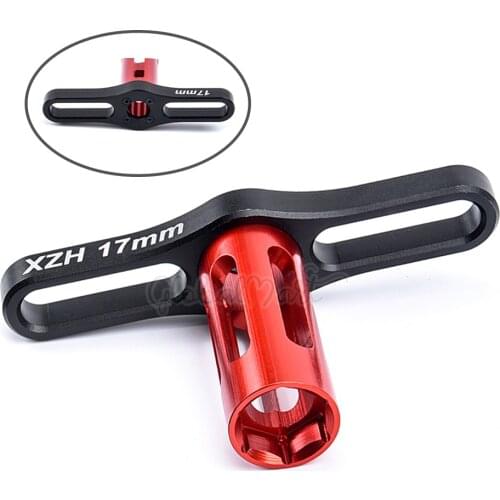 XZH 17MM Wheel Hex Nuts Sleeve Wrench Metal Tools For 1:8 1/8 Off-road RC Car Monster Truck Traxxas X-Maxx SUMMIT E-REVO