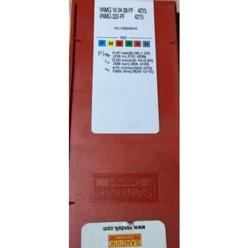 10PCS CARBIDE INSERT VNMG 160408-PF 4215