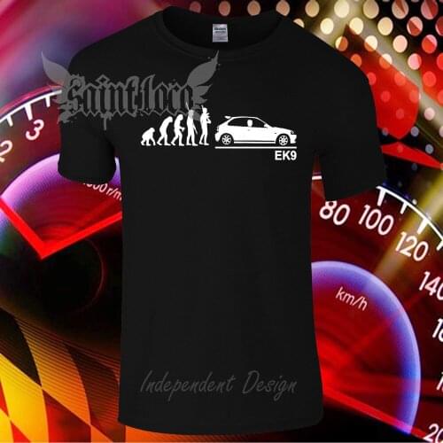 2019 Fashion Summer T Shirt Classic Japanese car fans Civic EK9 Type R JDM T-Shirt Size S to XXXL Tee Shirt