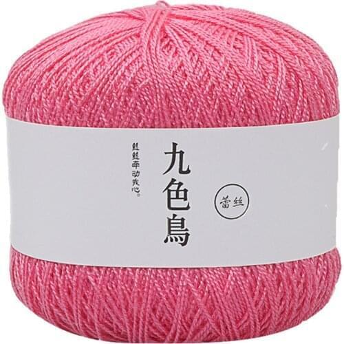 25 Colors Lace Thread Diy Woven Cotton Fine Cotton Thread Crochet Yarn 8th Soft Cotton Knitting Wool Scarf Hand Crochet Yarn