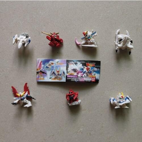 7pcs/lot mini Original 2009 cartoon anime robot figure model limited collections gift toy