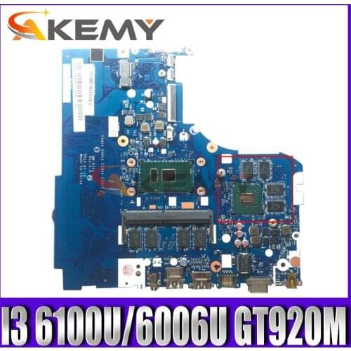 Akemy For Lenovo 310-15ISK 510-15ISK 510 310-15IKB Notebook Motherboard NM-A751 CPU I3 6100U/6006U GPU GT940M /920M 100% Test