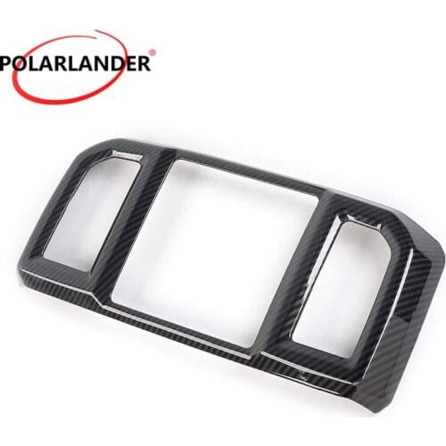 Car Accessories Rear Air Conditioning Vent Panel Trim 3 Colors ABS For 2016 - 2019 Ford F150 Exhaust Vent Decorative Frame 1 PC