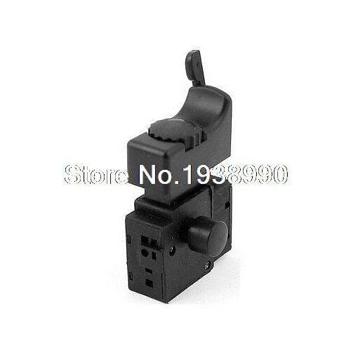 FA2-6/1BEK SPDT Lock on Power Tool Trigger Button Switch Black AC250V 6A