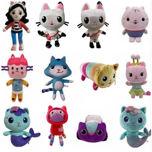 Gabbys Doll House Cats Stuffed Plushies Toy Kids Children Gift