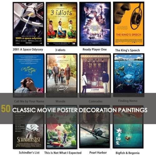 Classic Love Blockbuster Movie Poster Decorative Painting Cafe Hanging Painting Bar Restaurant Room Decor Mural Customized