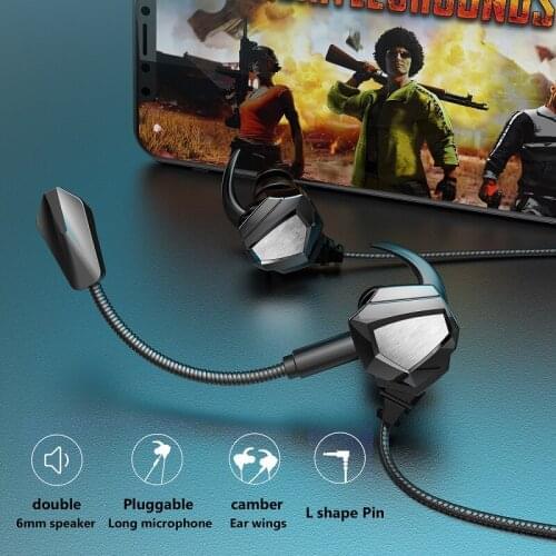 Stereo Sound For Phone PC battlefield game With Microphone 3.5mm In-Ear Wired Call Earphone Gaming Headsets HiFi Headphone