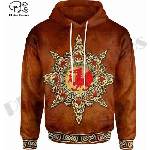 PLstar Cosmos 3DPrint Newest Vintage Celtic Compass Dragon Men/Women Premium Harajuku Casual Streetwear Hoodies/Zip/Sweatshirt 1