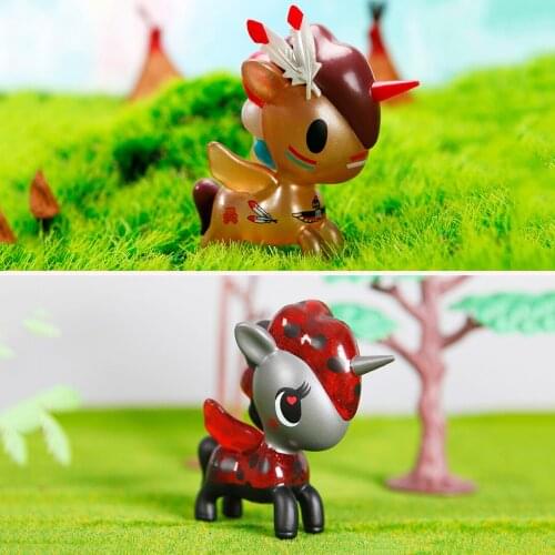 Original Tokidoki Figure Unicorno 3 Generation Blind Box Anime Collectible Model Toy Girl Friend Gift