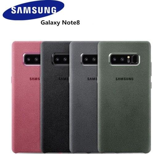 Original Samsung Galaxy NOTE 8 Luxury for Alcantara Case Cover for NOTE8 SM-N950 Leather Premium Phone Casing Shockproof