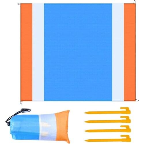 Beach Mat Picnic Blanket Extra Large 210X200cm Sandproof Waterproof Picnic Blanket For Outdoor Camping Hiking