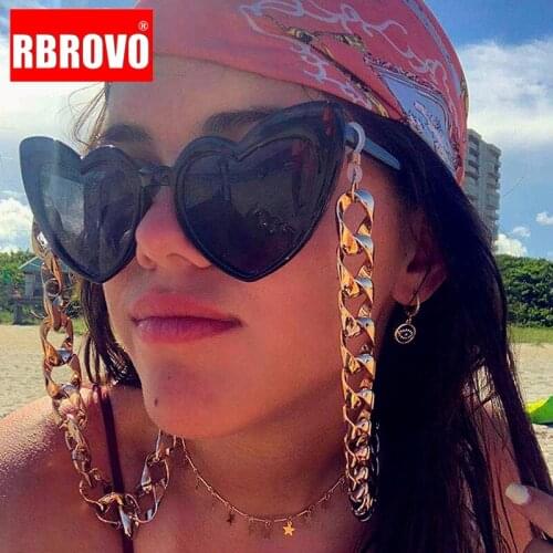 RBROVO 2021 Love Heart Sunglasses Women High Quality Metal Hinge Eyeglasses Sexy Vintage Cat Eye Sun Glasses Shades For Women