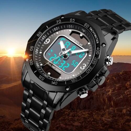 SKMEI Fashion Luxury Brand Watch Dual Display Quartz Men Watch Waterproof Wristwatch Sport Watches Men Clock relogio masculino
