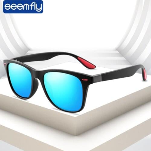 2021 New Hot Polarized Sunglasses Men Women Square Polarizing Eyewear Classic Vintage Brand Design UV400 Driving Sun glasses