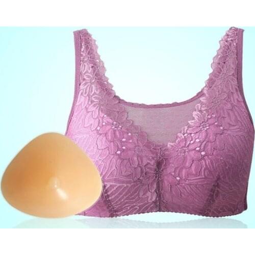 Special Artificial Breast Bra Women After Breast Surgery Bras Female Breasts Surgical Resection Silicone Breasts Bra H4646