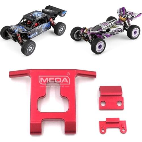 WLtoys RC Car Spare Parts 4WD 124018 124019 Red Upgraded Metal Front Anti-Collision Board Assembly 1/12 Accessories