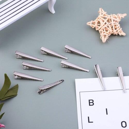 New Alligator Hair Clips Metal Teeth Prongs Hair Clips Hair Styling Clips DIY Making Accessories Hair Clips for Girls and Women