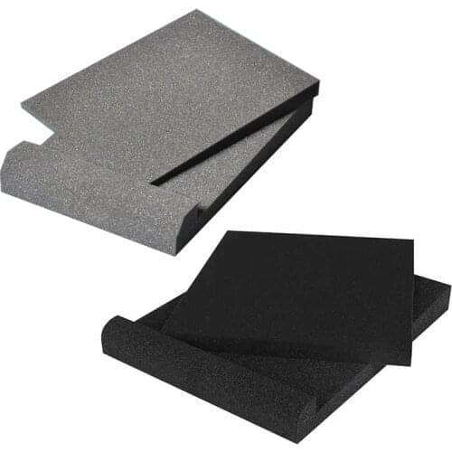 2pcs Studio Monitor Isolation Pads High Density Acoustic Foam For Most Speaker Stands Piano Room Sound Reinforcement Cushion