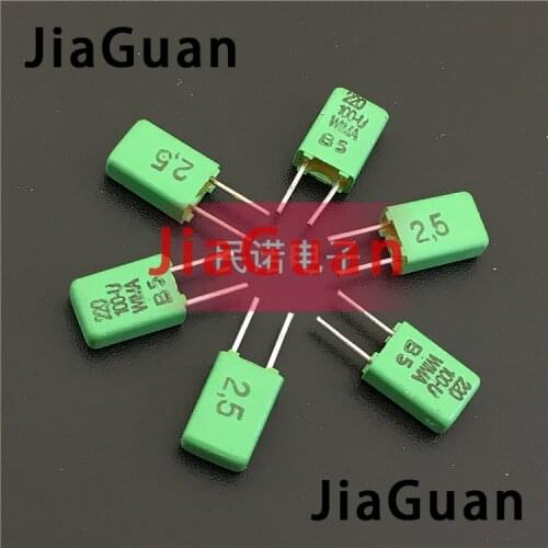 20pcs NEW green WIMA FKP02 220PF/100V P2.5MM audio film capacitor fkp-02 221/100v FKP2 100V 220PF 100V221 0.00022UF