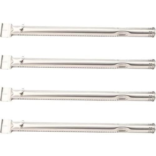 4pcs Adjustable Telescopic Stainless Steel Pipe Tube Burners BBQ Grill Parts Corner Pipe Burner Replacement for Charbroil