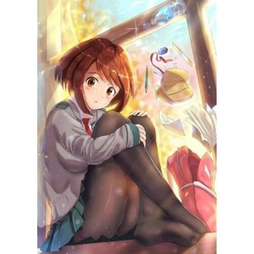 5D Diy Diamond Handmade Cross Stitch Anime My Hero Academia Painting Picture Sticker Embroidery Full Square Drill Gifts JX376