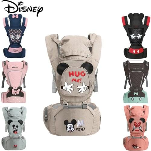 Disney Ergonomic Baby Carrier Infant Kid Baby Hipseat Sling Front Facing Kangaroo Mickey Mouse Baby Wrap Carrier For Baby Travel