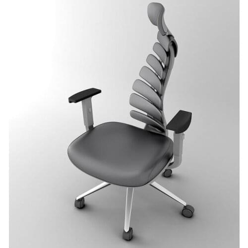 Ergonomic computer chair, office chair boss chair waist Fishbone chair gaming chair