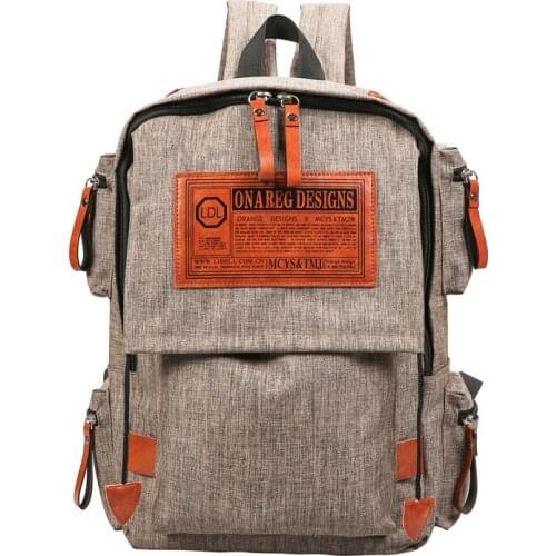 New Canvas Women Backpack College High Middle School Bags For Teenager Boy Laptop Travel Men Backpacks Girls Rucksacks Mochila