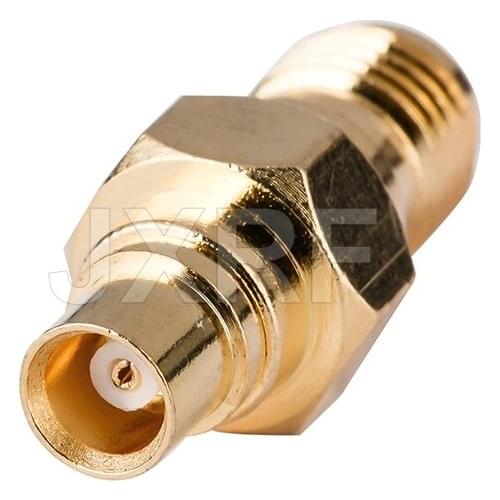 JXRF Coaxial Coax Adapter SMA Female Jack to MCX Female Jack Straight MCX to SMA Connector