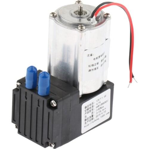 Mini Vacuum Pump Negative Pressure Pump 12V -82Kpa 11L/MIN Flow 3.0Bar, Flow Adjustable
