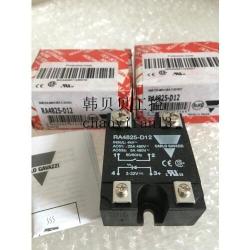 New brand Original Carlo Gavazzi Relay RA4825-D12 RA4850-D12 RA4890-D12