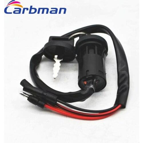 Carbman New Ignition Key Switch for HONDA 300 TRX300FW FOURTRAX 1990-2000 ATV