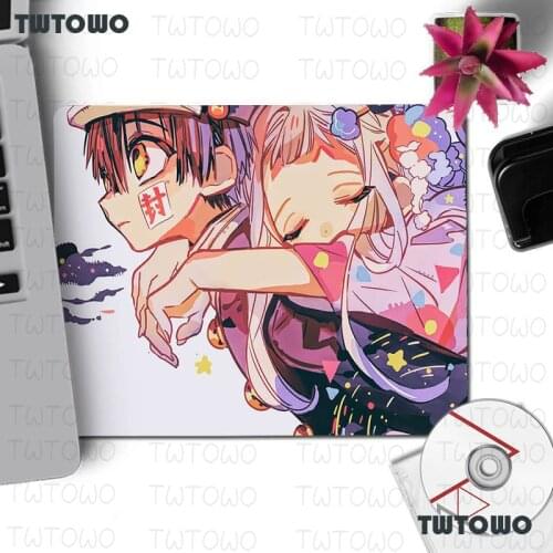 Jibaku Shounen Hanako Kun Rubber Mouse Pad Non-Slip Laptop Computer gaming mouse mat 22x18cm mouse pad gamer desk mat