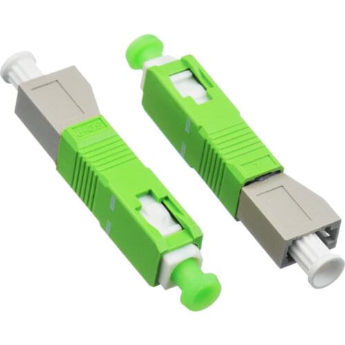 To SC/APC male LC female MM mode Fiber optic coupler flange connector adapter