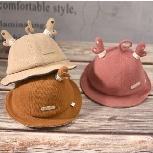 Children Autumn winter Fisherman hat boy warm new baby hat boy boy 1 year old 2 girls autumn hat cute