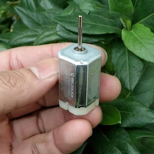 Six-pole rotor High torque micro motor Car folding mirrors DC12V 7200rpm Precision square DC motor with Precious metal brush