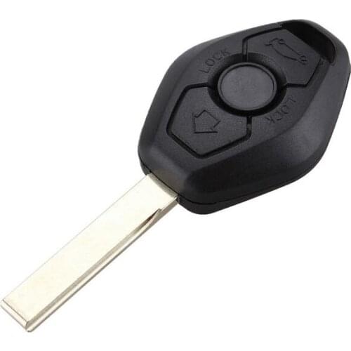 20PCS/lot For BMW 318 325 523 728 X3 X5 520 Z3 Z4 Replacement Remote Key Shell Case 3 Button With 2 Track Blade Fob Key Cover