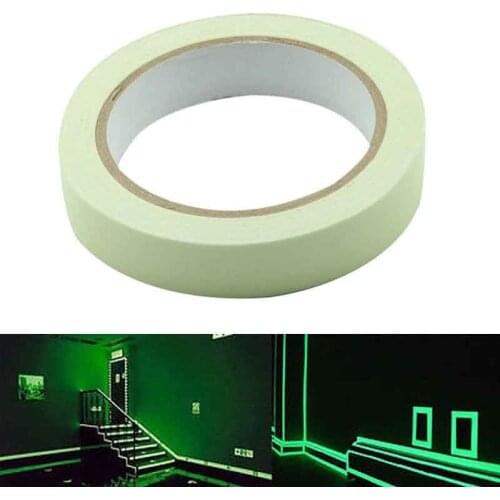 Luminous Fluorescent Night Tape Adhesive Glow In The Dark Sticker Tape Safety Warning Security Stage Home Decoration Tapes