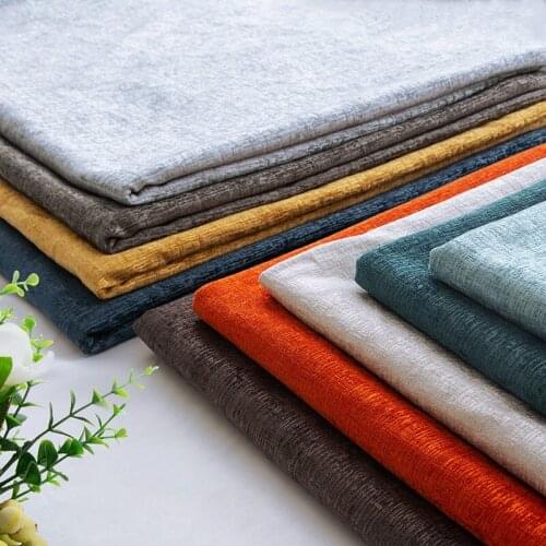 100*280cm Chenille Home Textile Decoration Fabric Jacquard Curtain Sofa Sewing Material Luxury High-End Cloth