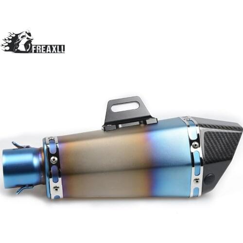 36-51MM Universal Motorcycle Exhaust Pipe muffler Dirt Bike With DB Killer For SUZUKI GSR 750 GSR 600 R SV 650 S TL 1000 S GSX