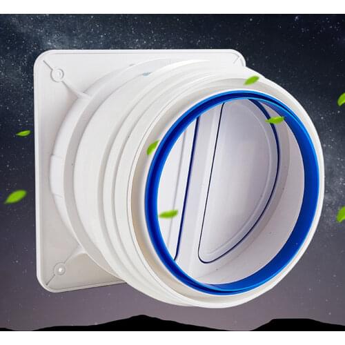 High-quality Kitchen Range Hoods Check Valve for 150/160/18/200mm Pipe Anti-odor Check Control Air Outlet Fresh System