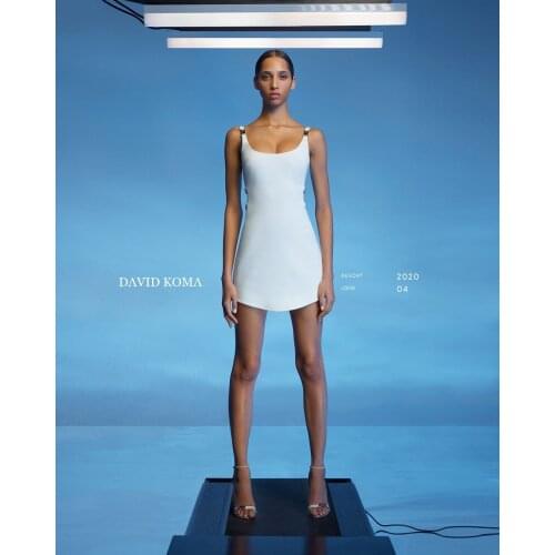 New Fashion Womens White Bandage Sexy Spaghetti Strap Hollow Bodycon Dress Short Celebrity Club Evening Party Dress Vestidos