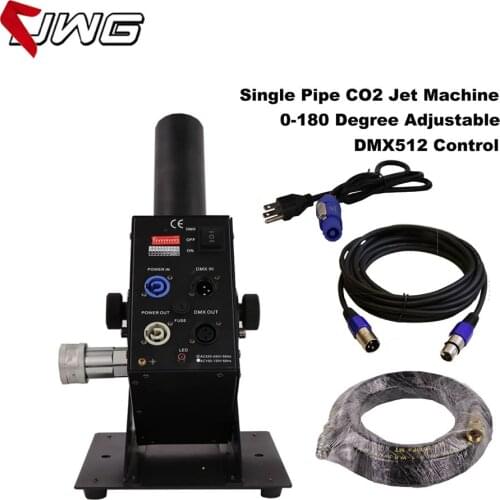 0-180 Degree Adjustable DMX512 Stage Co2 Jet Machine Fog Effect Smoke Machines Shoot 6-8 Meters